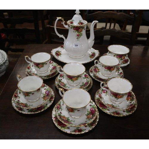 254 - Royal Albert Old Country Roses tea service