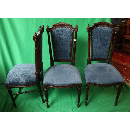 463 - Set of 3 dining chairs