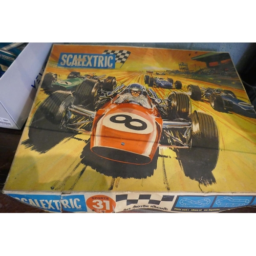 127 - Large collection of Scalextric to include - Sports 31 set