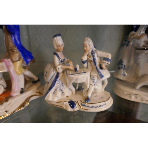 137 - Collection of ceramics to include Capodimonte