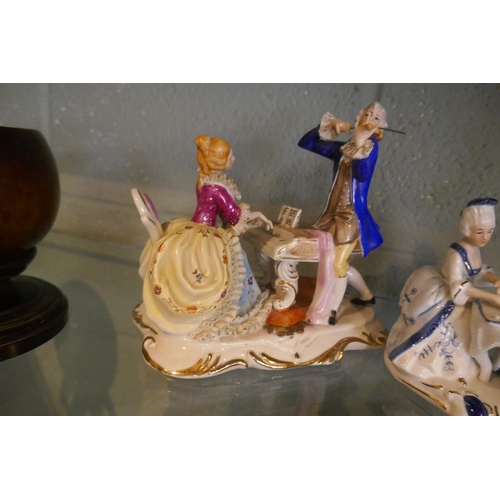 137 - Collection of ceramics to include Capodimonte