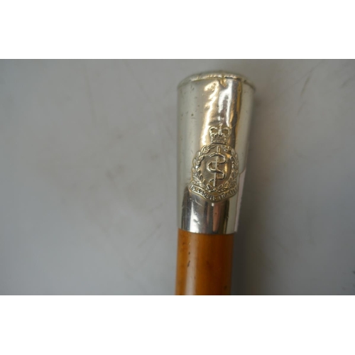 155 - Royal Army Medical Corp officers walking cane