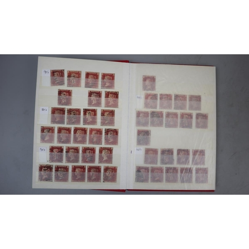 229 - Stamps - Great Britian small stock book with imperf penny red with No's 6, 7, 8 & 10 in Maltese ... 