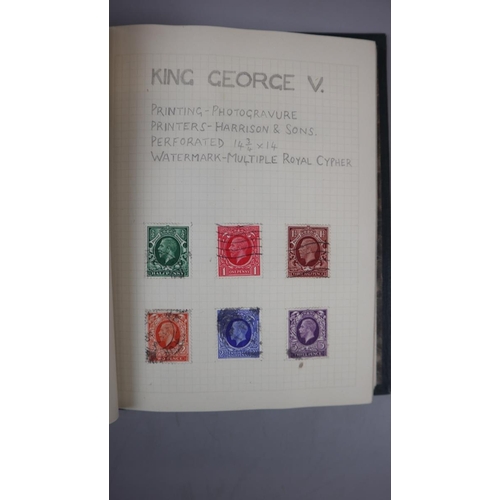 230 - Stamps - Great Britain QV- Kign George VI in album including 2 margin 1d black