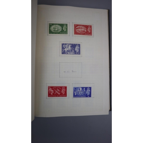 232 - Stamps - Great Britain album QV-QE2 - Seahorse to 10/- King George to £1 much useful