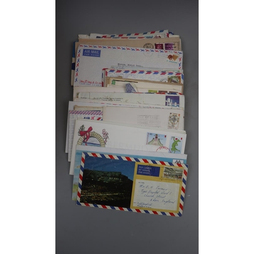 235 - Stamps - World box of cover, commercial & philatelic