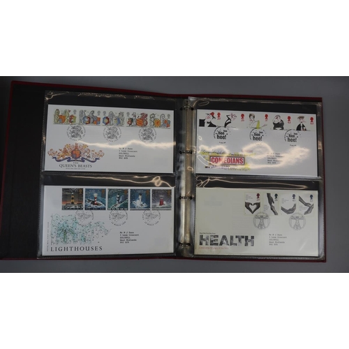 239 - Stamps - Great Britain 1967-2004 first day covers in 7 albums together with some channel Islands