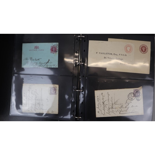 244 - Stamps - 5 albums of Great Britain postal history - covers and cards Queen Victoria to QEII