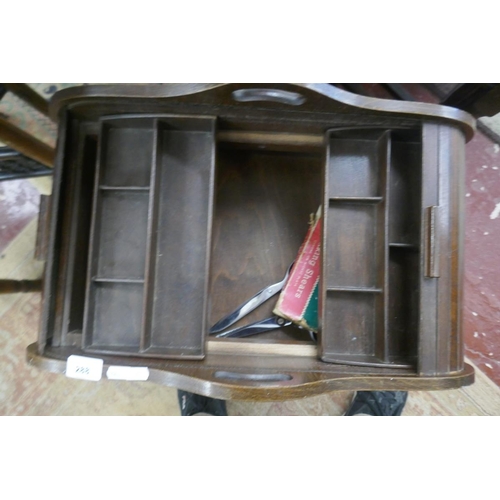 288 - Tambour top sewing box