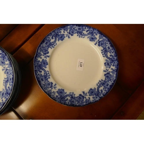 471 - Collection of Doulton Melrose pattern plates