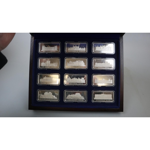 76 - 15 cased hallmarked silver ingots - Royal Residency's - Approx weight of silver 382g