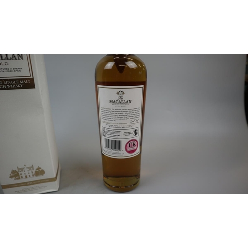 78 - Bottle of Macallan Gold single malt whisky in box