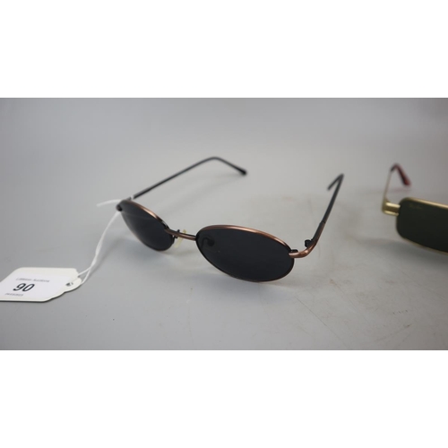 90 - Vintage B&L Ray-ban sunglasses together with another