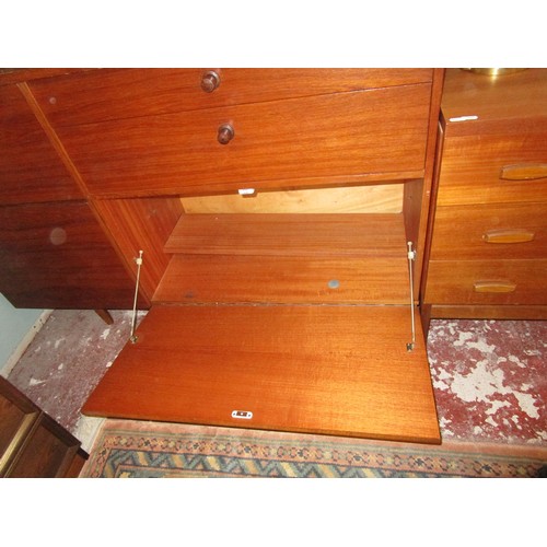 420 - 'Avalon' teak sideboard - Approx size: W: 132cm D: 43cm H: 90cm
