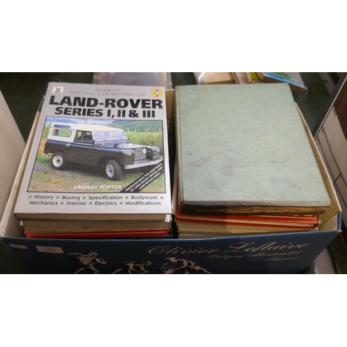 113 - Collection of motoring books