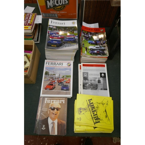 119 - Very large collection of Ferrari owners club magazines