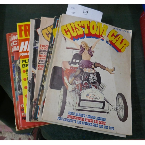 129 - 1975 custom car magazines etc