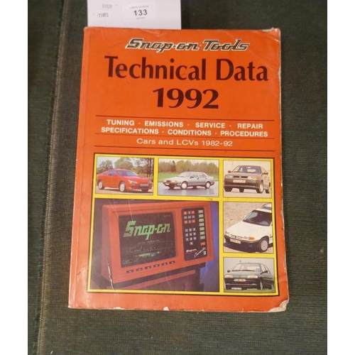 133 - Snap-On Technical Data manual 1992