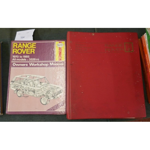 134 - Series 1 Range Rover factory repair operational manual and Haynes manual
