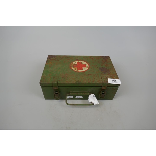 137 - 1960's Military first aid kit