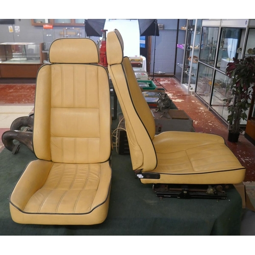 143 - Pair of genuine Lamborghini Countach 25th Anniversary seats in used but good condition