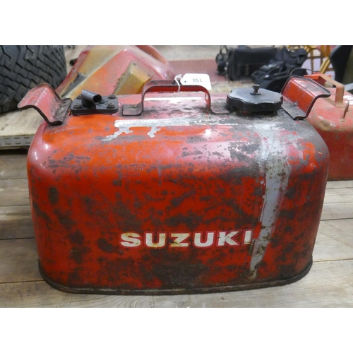 158 - Vintage Suzuki fuel can