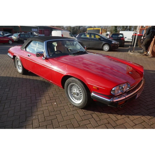 214 - 1989 G reg Jaguar XJS V12 Convertible with just 59000 miles and full MOT