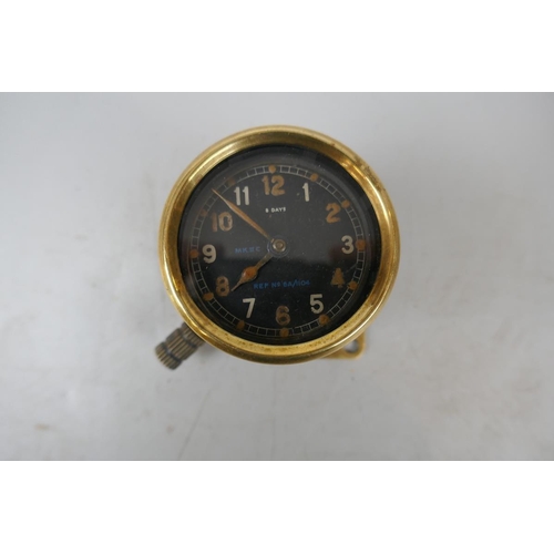 83 - 8 day Air Ministry vintage dashboard clock