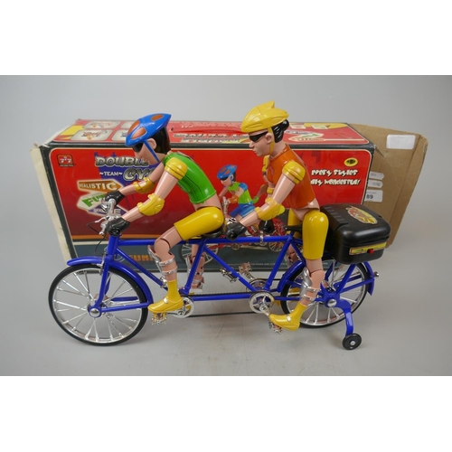 89 - Unusual musical tandem bicycle in original box