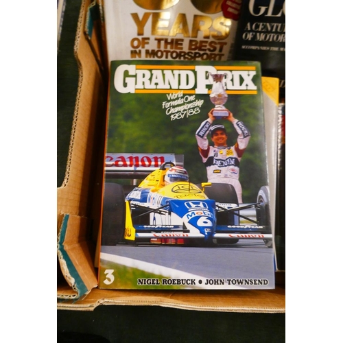 110 - Collection of motor racing books