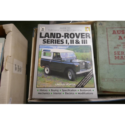 113 - Collection of motoring books