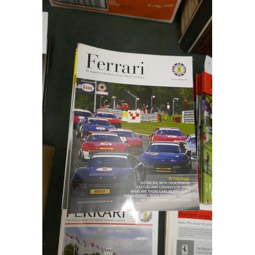 119 - Very large collection of Ferrari owners club magazines