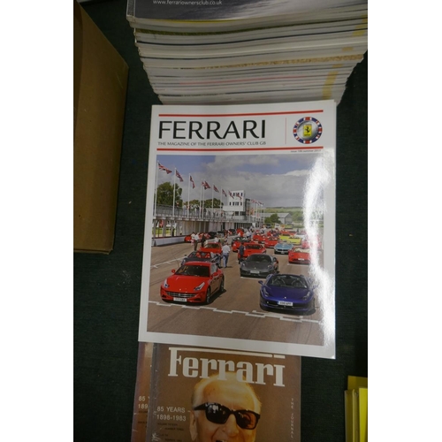 119 - Very large collection of Ferrari owners club magazines