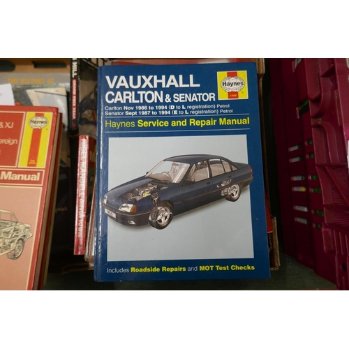 124 - 7 assorted Haynes manuals etc