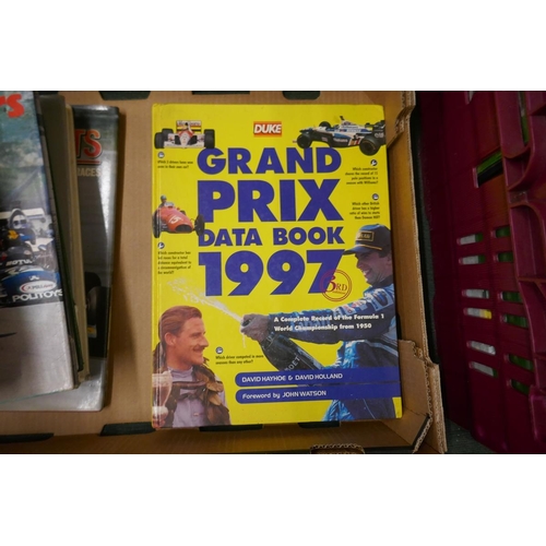 126 - Collection of motor racing books