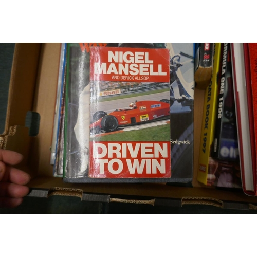 126 - Collection of motor racing books