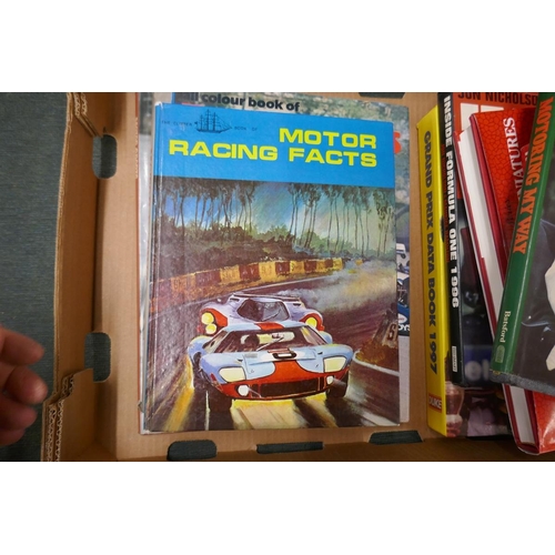 126 - Collection of motor racing books