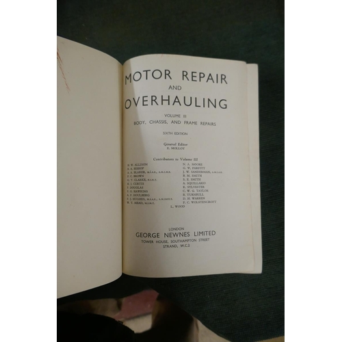 128 - Collection of motoring books