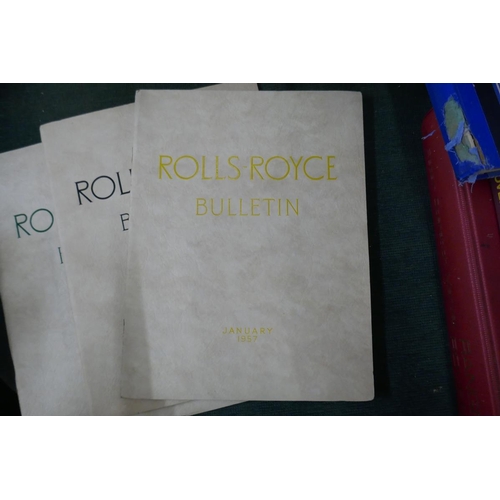 130 - Collection of Rolls Royce Bulletin magazine etc