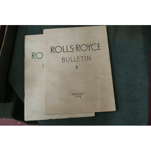 130 - Collection of Rolls Royce Bulletin magazine etc