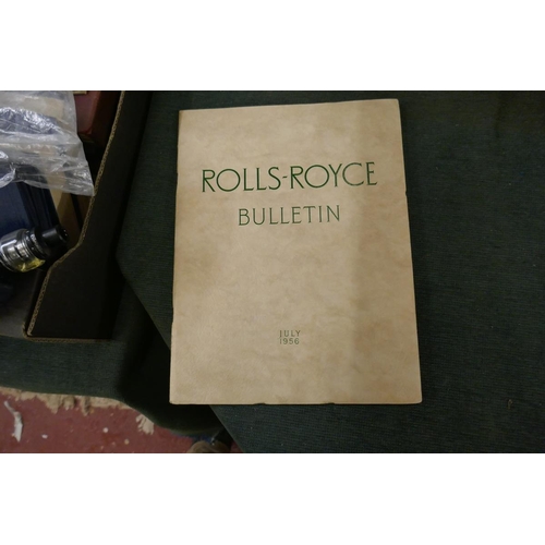 130 - Collection of Rolls Royce Bulletin magazine etc