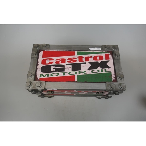 138 - Novelty Castrol GTX Motor Oil storage box