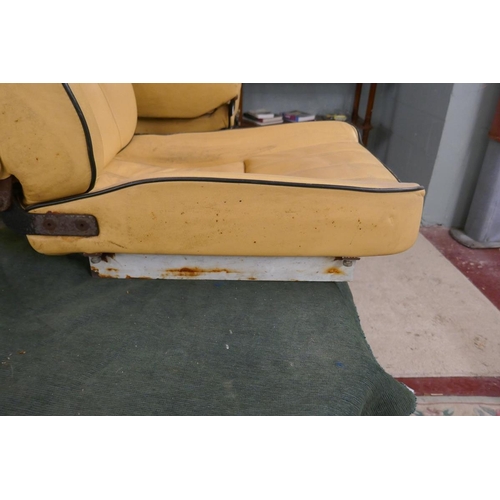 143 - Pair of genuine Lamborghini Countach 25th Anniversary seats in used but good condition