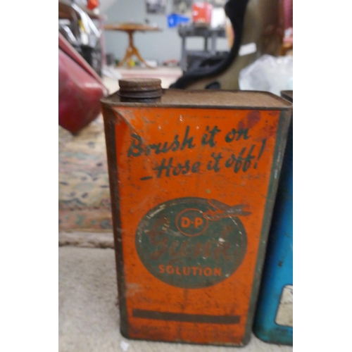 152 - 3 vintage oil cans