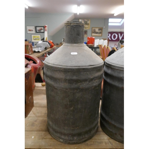 160 - 2 Vintage galvanised fuel cans