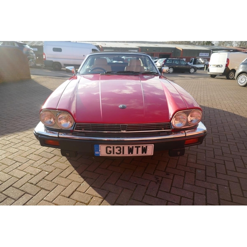 214 - 1989 G reg Jaguar XJS V12 Convertible with just 59000 miles and full MOT