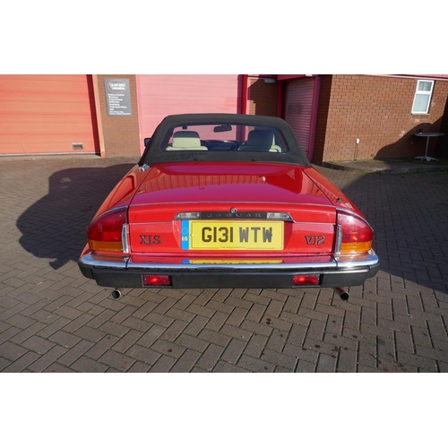 214 - 1989 G reg Jaguar XJS V12 Convertible with just 59000 miles and full MOT