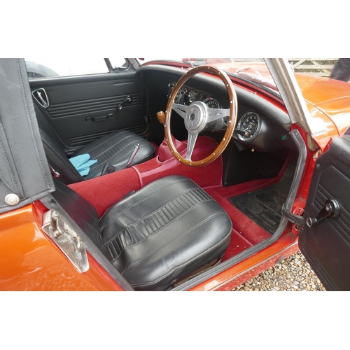 216 - 1975 P reg MG Midget 1500 in stunning condition with 11604 miles showing on the clock