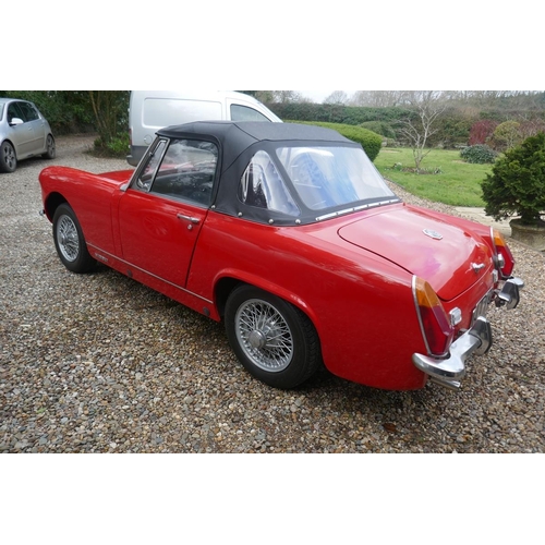 216 - 1975 P reg MG Midget 1500 in stunning condition with 11604 miles showing on the clock