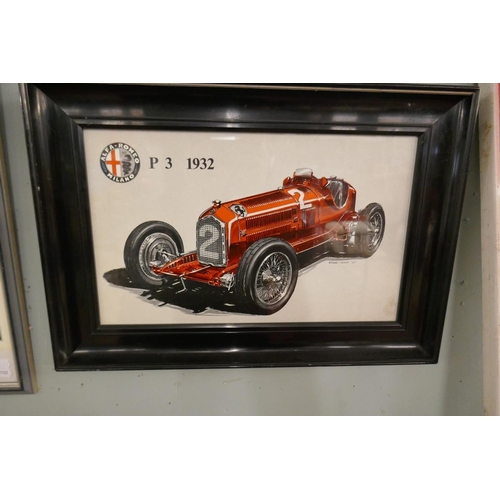 253 - 3 automotive prints